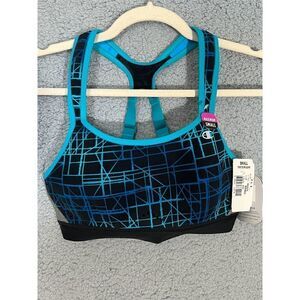 The Warrior Womens' Small Champion Max Hold Sports Bra Blue